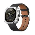 Pebble Matrix High Resolution IPS Display | 500 Nits Brightness | Bluetooth Calling | Blood Oxygen Level | Full Touch Control - Jet Black