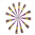 SHALINI MEHANDI UDHYOG Instant Mehndi Cones For Hand Henna cone Temporary Tattoos Women All Seasonal Festival Natural Henna Paste Cone (Pack of 24)