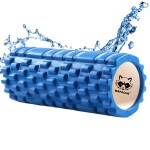 MAPACHE Grid Foam & Deep Tissue Foam Roller For Deep Tissue Massage|Foam Roller for Exercise, Fitness, Back Pain, Deep Tissue Massage, and Physiotherapy, 33 to 45 cm Color Blue