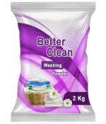 Sticky Detergent Powder | 2 kg Pack | Laundry Detergent For Bright and Dazzling White Clothes | Machine & Bucket Wash (Purple) (PO-1)