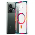 Fashionury Back Cover for Realme GT 6T 5G Designer, Printed,Transparent,Flexible, Silicon -D3130