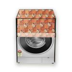 HIZING Waterproof washing machine cover Made for IFB 6.5 Kg Front Load (ELENA ZSS 6510) Floral orange print