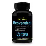 Nutriosys Resveratrol 500Mg, Antioxidant Supplement, Lower Cholesterol, 90 Veg Capsules