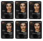 Lass Naturals Hair Colour (Black) Natural Henna Powder with Hair Nourishment and Deep Conditioning Properties, 100g Hair Care (Pack of 6)