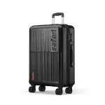 Safari Astra 8 Wheels 76 Cms Large Check-in Trolley Bag Hard Case Polycarbonate 360 Degree Wheeling System Luggage, Trolley Bags for Travel, Suitcase for Travel, Black