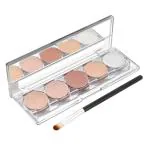 MARS 5 Colour Contour and Concealer Kit with Brush, Creamy Matte Finish (Shade-2)