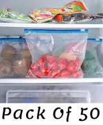 LIFE FEST Zip lock Bag For Storage,Zip lock Pouches,Ziplock Bags For Fridge Storage,Freezer RE-USABLE Zipper Bags,Zip lock bags Medium ( 9