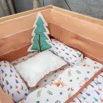 Tiny Snooze Cot Bedding Set- Enchanted Forest