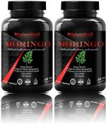 Naturewell Moringa Extract Capsules - Natural Moringa Leaves Powder, 60 Capsules Each (Pack Of 2)