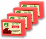 Ayurdaily Natural Rose Petals Bath Soap, 500 G (Pack Of 4)