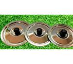 Generic Silver Stainless Steel Lid For Kitchen Vessels