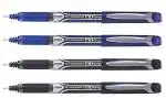 Pilot Hi-Tecpoint V10 Grip Medium Point Liquid Ink Pen | Tip Size - 1.0 MM | Dimpled Rubber Grip with Unique Dimple Tip Technology | Ink Colour - 3 Blue and 3 Black | Pack of 6