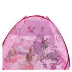 Sri Ashu Creation Foldable Baby Printed Mosquito Net For 0 to 36 Months Year Old baby with 3ft x 3ft x 2.5ft Size
