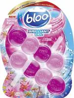 Bloo Brilliant Gel All in 1 Toilet Cleaner Rim Block Spring Rain Twin Pack 2x47g