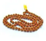 Feel Touch Mart Original 108+1 Beads Panch Mukhi Rudraksha Japa Mala