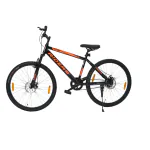 RIDERS Beast 27.5 SSP SUP | Mountain Bike | Single Speed | Dual Disc Brakes | Age 14+ Years (Black/Orange)
