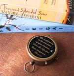 MEDIEVAL EPIC Brass Compass Thoreau Poem :- Personalized Gift