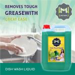 MIZZI WASH Dish Cleaning Gel Non Acidic Dish-washing liquid (green 5 ltr)