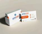Printorbit Business Card Standard | Printed Visiting Card | Personalized | Both Side Printing | Thermal Gloss Lamination | Customized (1000)
