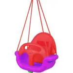 Maanit adjustable Baby swing for kids|girl|boy (Multicolor) with Safety harness indoor-outdoor used Baby Swings (Pink)