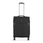 VIP Medium Trolley With 8 Wheels On Suitcase, 360 Degree Spin Luggage | Molecule | Black