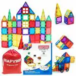 SURGICALS53 Magnetic Blocks for Kids Tiles - 60 Pieces Set Gifts for Girls, Boys Learning Builder Educational Game