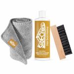 Herbal Home Shoe Care Natural Solution Fliptop cap 100 ml Shoe Cleaning Kit Shoe Cleaner & Medium One Bristle Shoe Brush and Microfiber cloth White Shoe Cleaning Kit, Shoe Cleaner Kit For Sneaker,Sports Shoe Cleaner Foam Spray