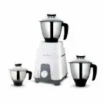 NAVATA 800 Watts Thunder Mixer Grinder with 3 Stainless Steel Jars |1 year warranty| Black & White