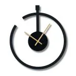 RAP CREATION Metallic Wall Clock for Home, Office, Living Room, Bedroom, Kids Room and Kitchen | Big Size Stylish Latest Home Decor | (Battery Included) (RCWC-40)