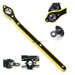 GK EXPORT & IMPORT Jack Ratchet Wrench,Garage Tire Wheel Lug Wrench Auto Labor-Saving Car Jack and Lug Wrench Handle Hand Crank Portable Wrench for Motorcycle