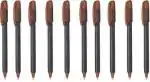Pentel EnerGel 0.7MM Roller Gel Pen | Quick Dry Ink For Smudge-Free Writing | Lightweight Gel Pen For Smooth Writing Experience | Brown, Pack of 10 (BL417)