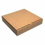 MM WILL CARE - WE WILL CARE YOUR PRODUCTS WCP_1408 Brown Corrugated Pizza Box 10x10x1.5 inch Set Of 10 Pieces
