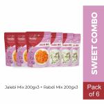 INDIMIX Instant Jalebi & Rabdi Mix Pure Veg - 1.2 Kg