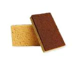Ecopath Coconut Coir Dishwashing Scrub Cellulose Pad | Natural Coir Utensil Cleaning pad |Long Lasting Stitch Ecofriendly|Ideal for Dishwashing | Cleaning Tiles, Sink and Washbasins | Pack of 2