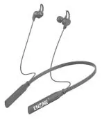 Enzine Primo-007, India's First low budget Warranted Neckband Fast Charging Bluetooth Headset (Black, In the Ear