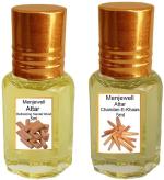 Menjewell Pack of The Sandal Wood & The Chandan-E-Khaas 6ml Attar Woody Attar