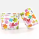 Paricott 100ml Ice-Cream Paper Cup Design -3(Pack of 100 Cups)