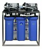 Remino 25 LPH Commercial RO + UV Water Purifier with Double Pump Purification and Fully Automatic Function, UF Filtration, TDS Adjuster, Dust Protective Cover, Blue