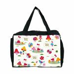 My Fav Cartoon Print Multiutility Diaper Bag with Zipper, Resusable & Washable Organizer Bag fo Baby Diapers Kit, Travel Kit, Beach, Stroller, Dirty Clothes, Wet Swimsuits, Toiletries