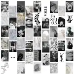 Kitty Cat - Black & White Aesthetic Wall Collage Kit for Room Decor | Set of 30 Aesthetic Posters | 300 GSM Water Resistant Paper | Size 4x6 Inch | Unframed | Comes With Double Sided Tape