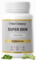 Vita Victory Japanese L Glutathione Tablets for Skin Whitening, Skin Glow and Hyperpigmentation | Glutathione 500mg - 30 Tablets