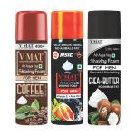 Shaving Foam Combo( Regular, Coffee, Shea Butter) Incomplete