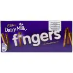 Cadbury Dairy Milk Fingers Chocolate Biscuits, 114 g