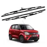 OE-PLUS Black Windscreen Wiper for Maruti Wagon R New Pack of 2 (20, 16 Inch)