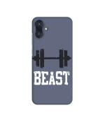 Casotec Beast Gym Design 3D Printed Hard Back Case Cover for Samsung Galaxy M04 4G