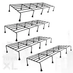WonderStand Titan XL Plant Stand for Balcony (Set of 4) Rust proof Galvanized Metal with 7 Layer Coating