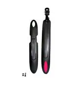 FASTPED Black Polypropylene Bicycle Bolt Mudguard