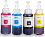 INK POINT Canon Pixma E470 Multifunction Printer Multicolor Ink Bottle 100 ml pack of 4