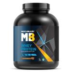 MuscleBlaze 100% Whey Protein, Ultra Premium Blend with Whey Protein Concentrate & Whey Protein Isolate, 25 g Protein per Scoop (Cafe Mocha, 2 kg / 4.4 lb)
