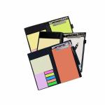 COI Memo Neon/White and Rust Note Pad Organiser/Memo Notebook Holder for Office and Gifting Purpose (Set of 3)